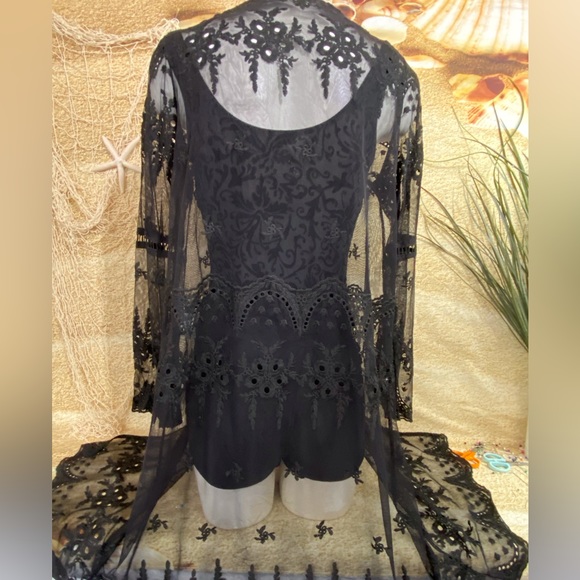NWT Black Lace Cover Up - Picture 7 of 8